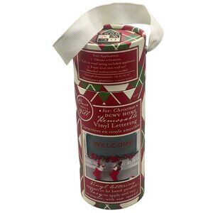 dcwv home welcome the season of wonder vinyl lettering decor Christmas READ used
